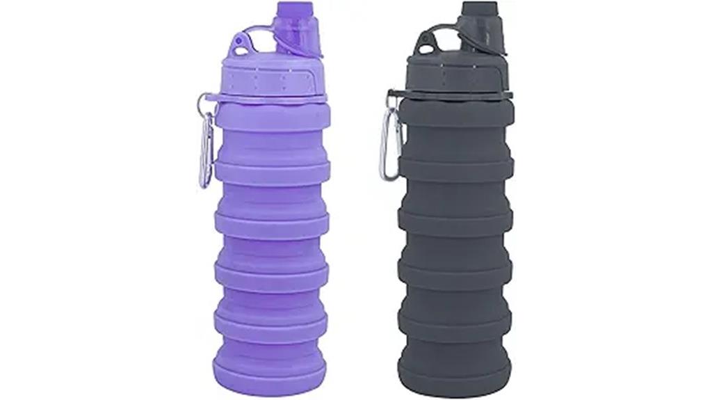 collapsible 500ml water bottle