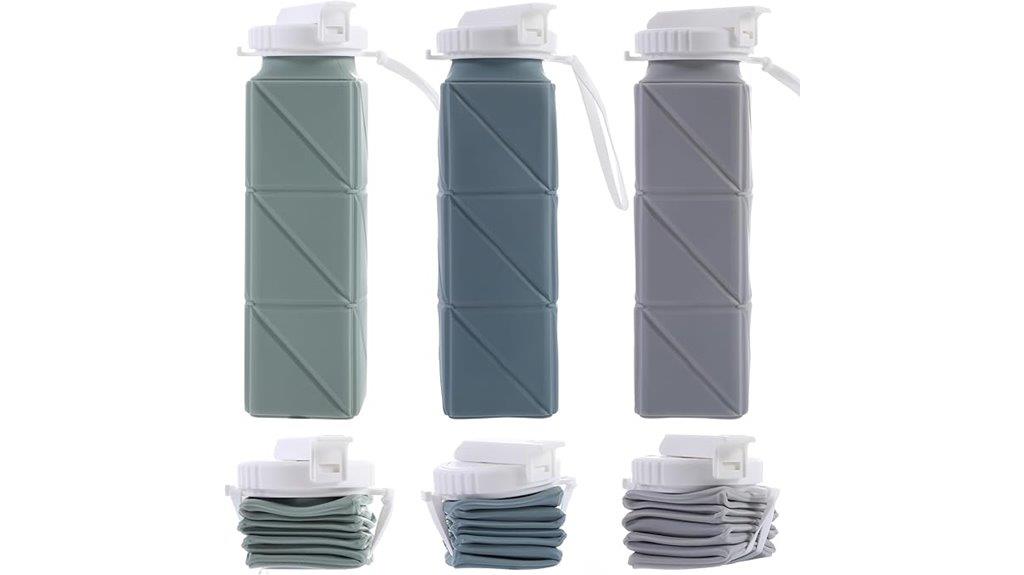 collapsible bpa free water bottle