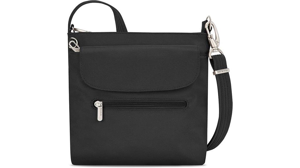 compact anti theft shoulder bag