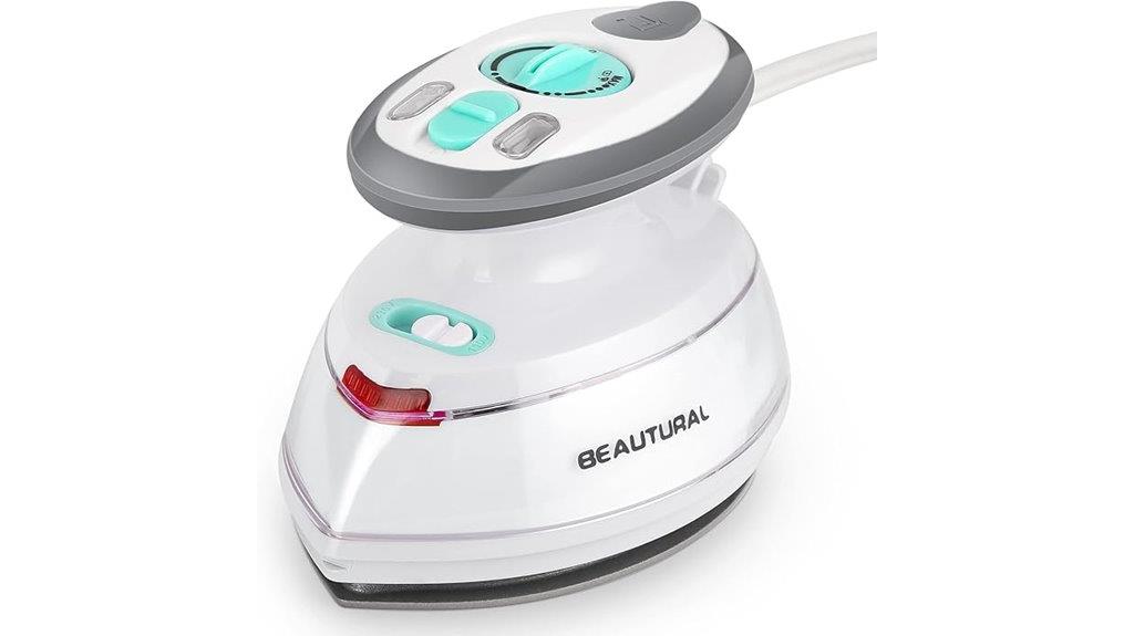 compact portable clothes steamer