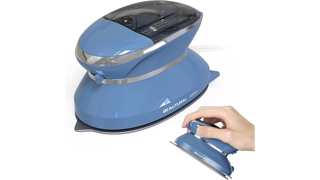 compact portable clothes steamer