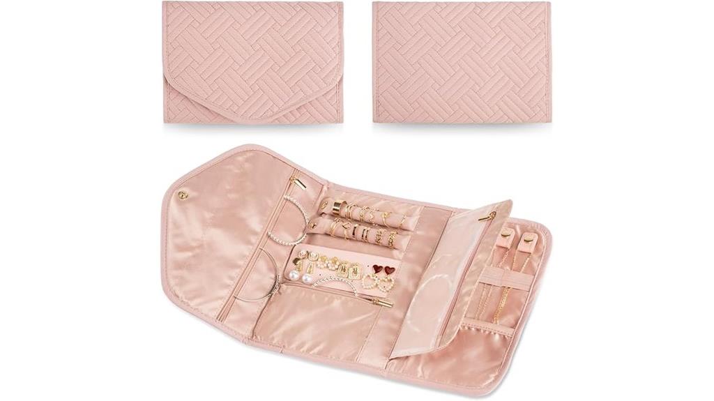 compact travel jewelry organizer