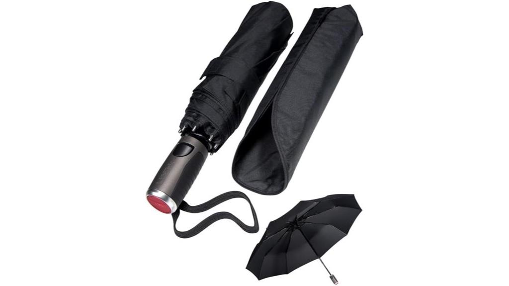 compact windproof travel umbrella