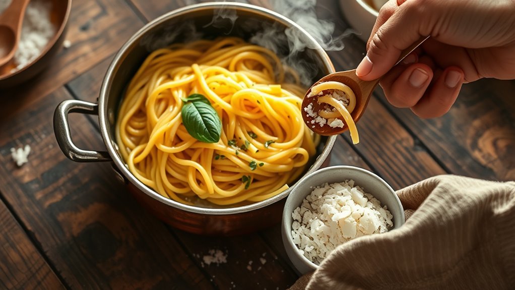 Koche Pasta perfekt al dente