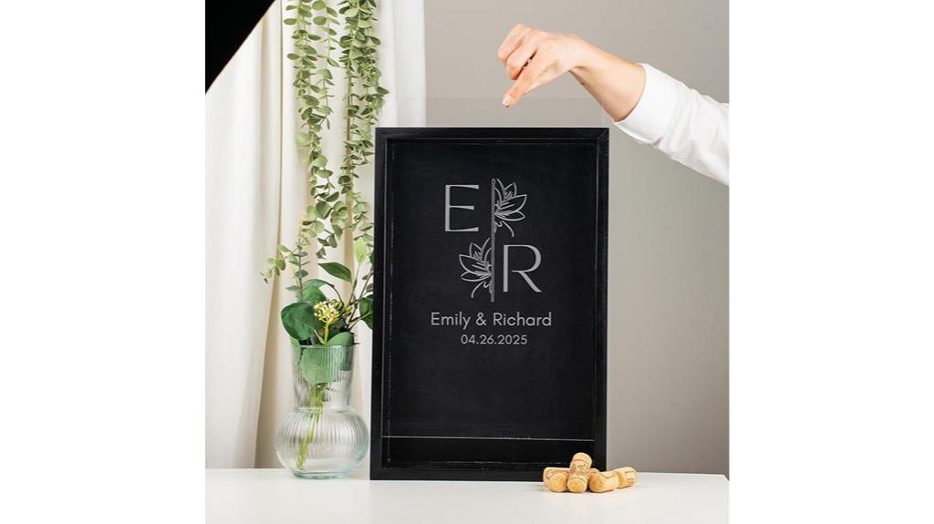 custom wine cork display
