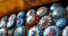 decorative hand painted drawer knobs