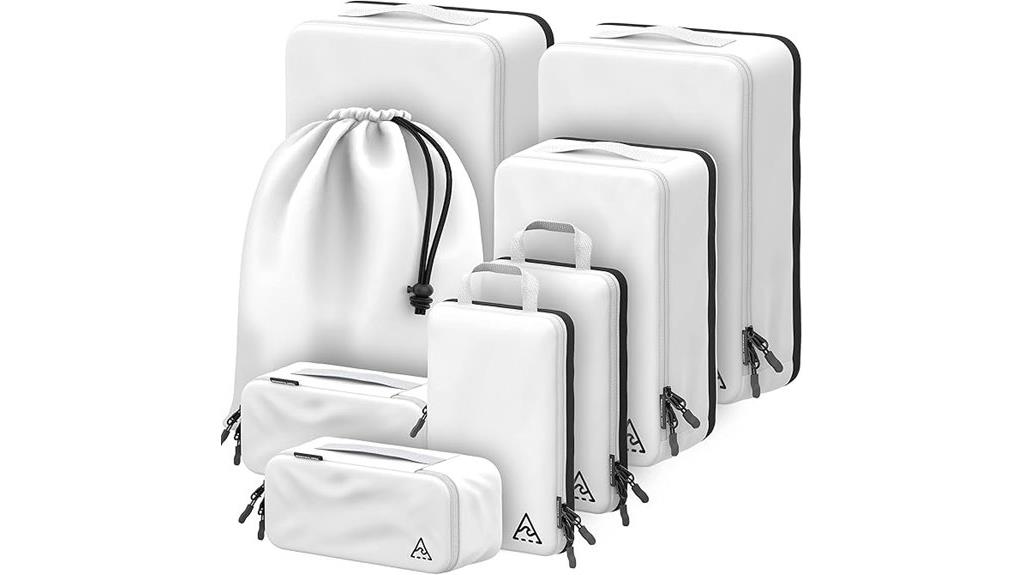 deluxe compression packing cubes