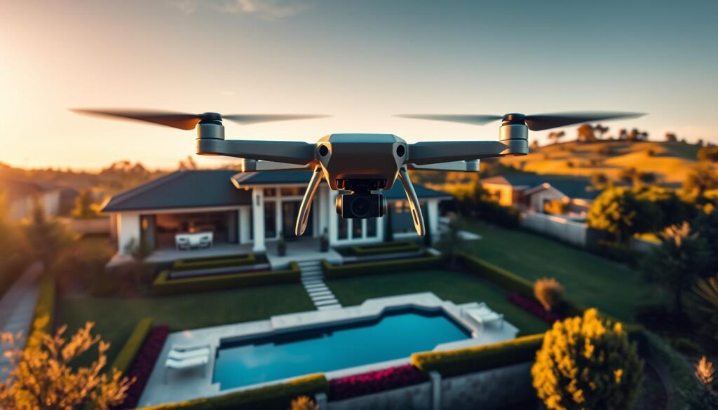 drone photography showcasing a property