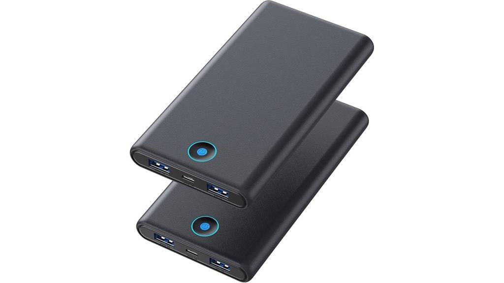 dual 20000mah portable chargers