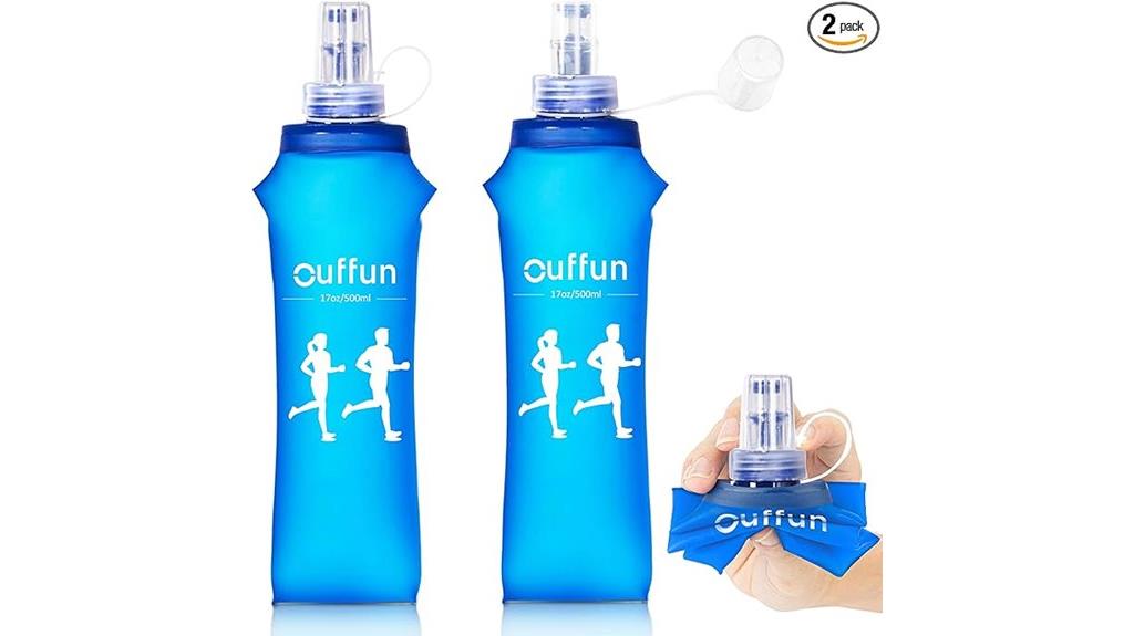 dual collapsible sport bottles