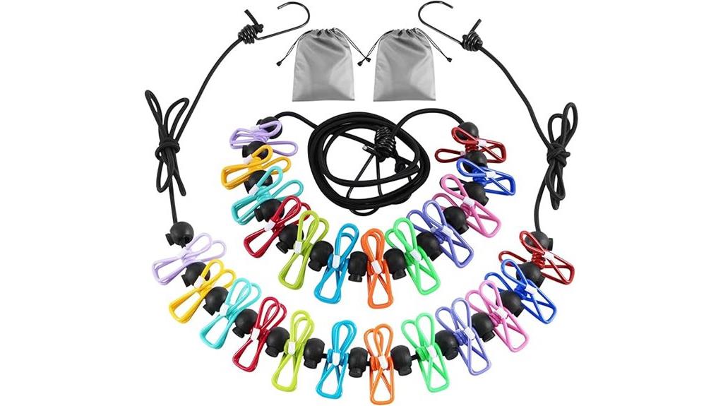 dual pack camping clotheslines