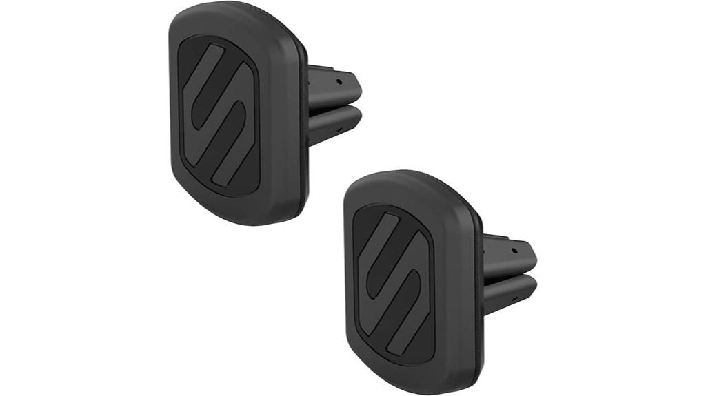 dual vent magnetic mounts
