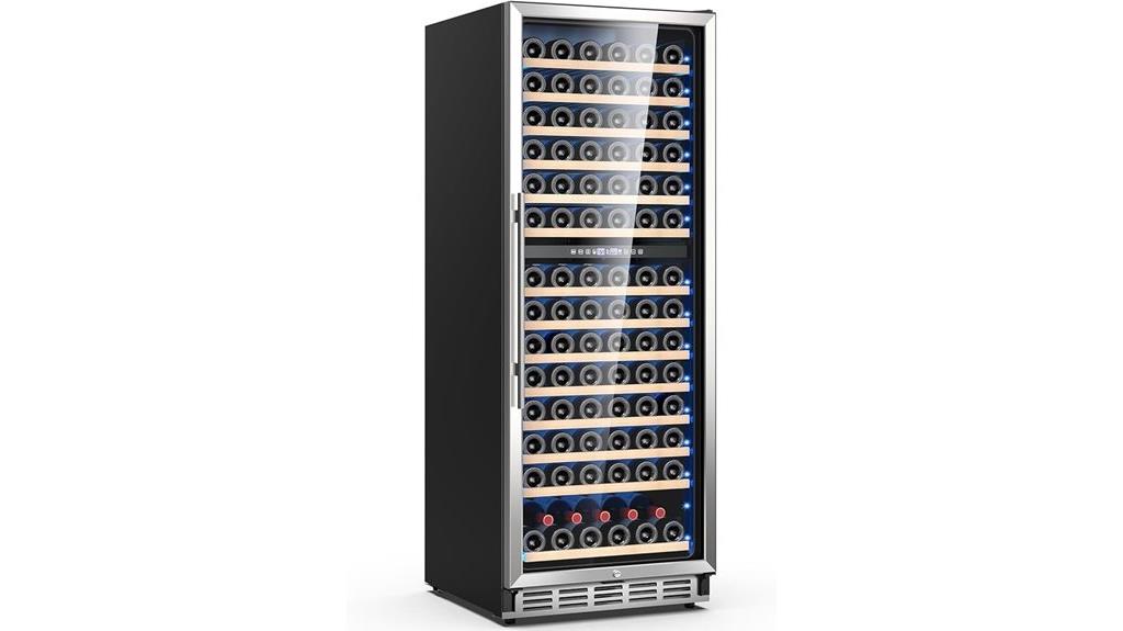 dual zone wine cooler