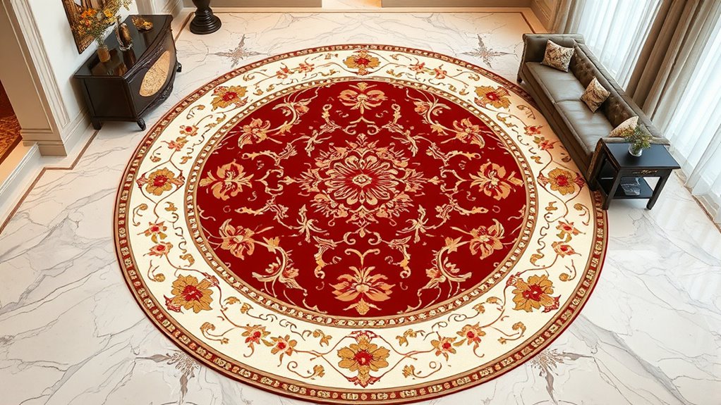 elegant 8 foot silk rugs
