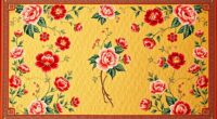 elegant chinese floral carpets