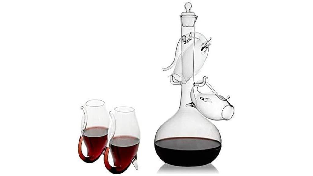 elegant crystal port glasses
