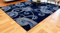 elegant durable navy rugs