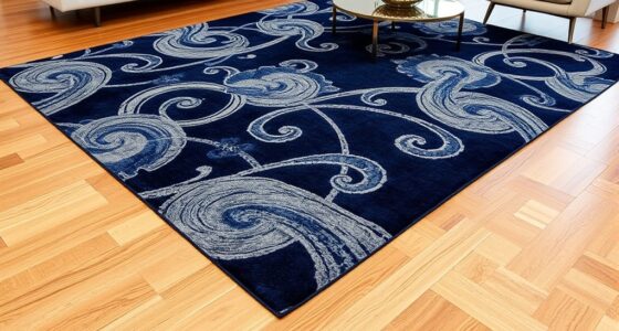 elegant durable navy rugs