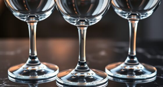 elegant durable stemless glasses