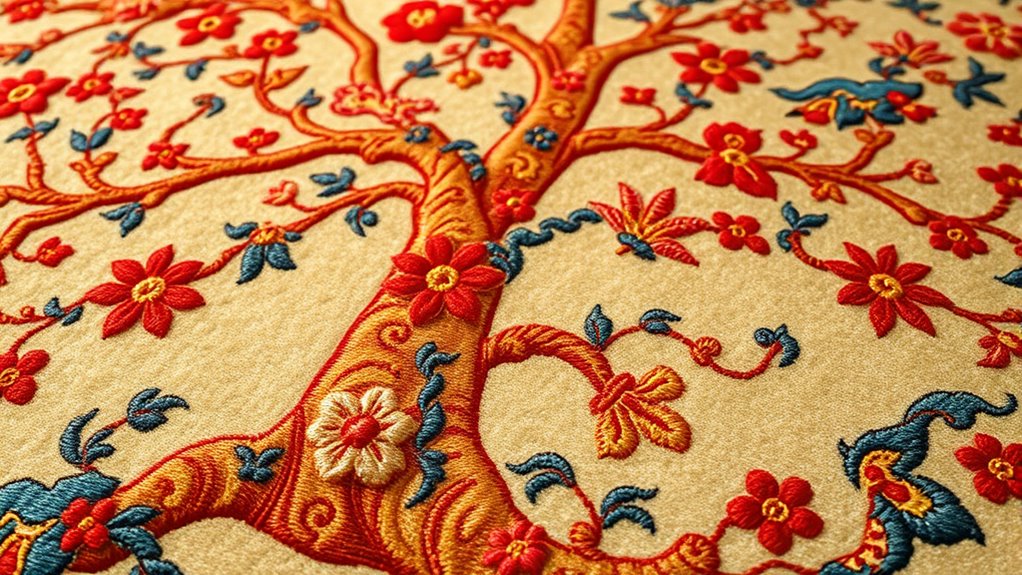 elegant handcrafted silk carpets