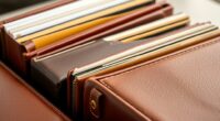 elegant italian leather albums
