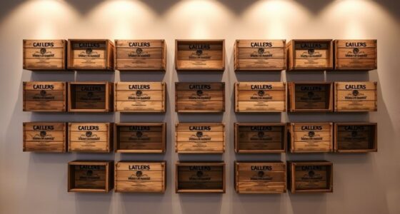 elegant italian wine shelves