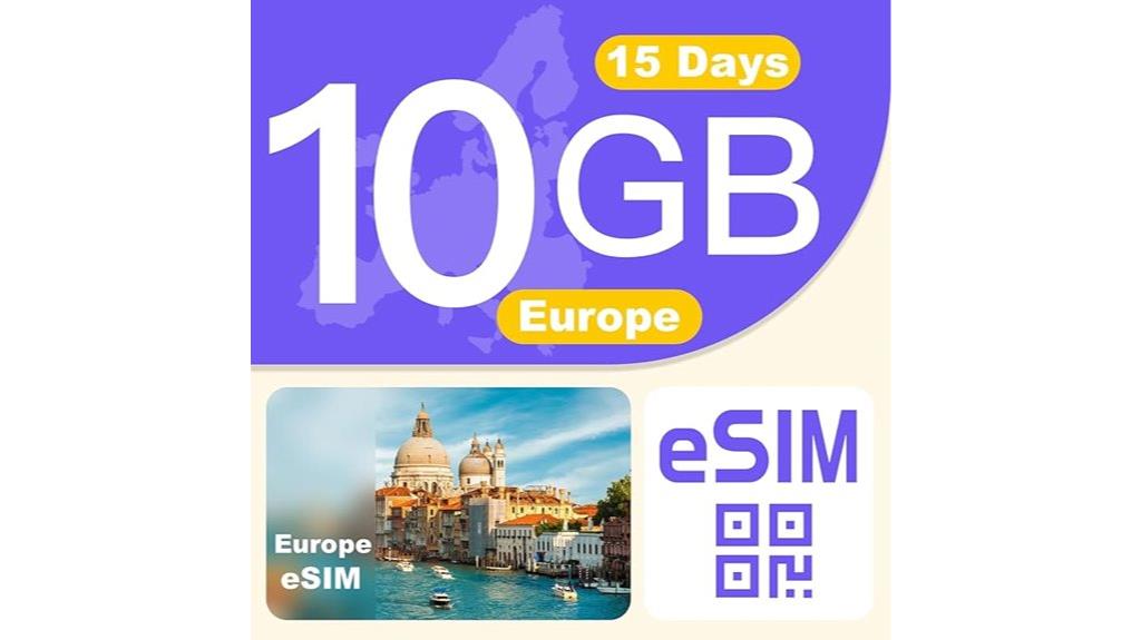 europe 10gb esim package