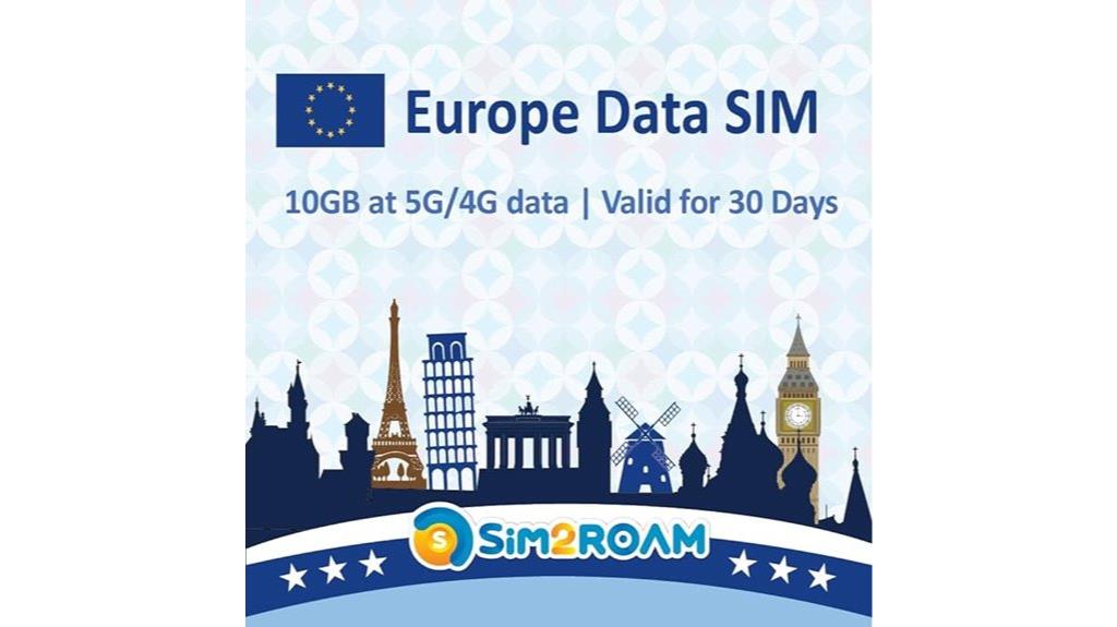 europe prepaid sim 10gb