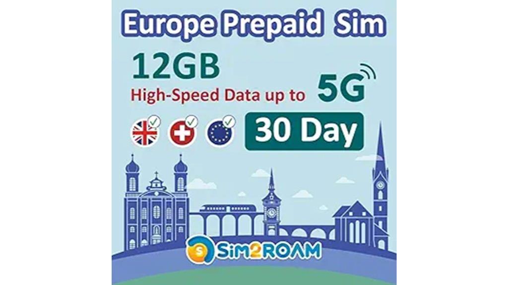 europe prepaid sim card