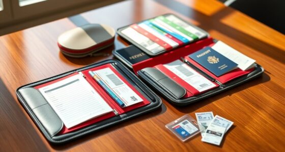 family travel document organizers