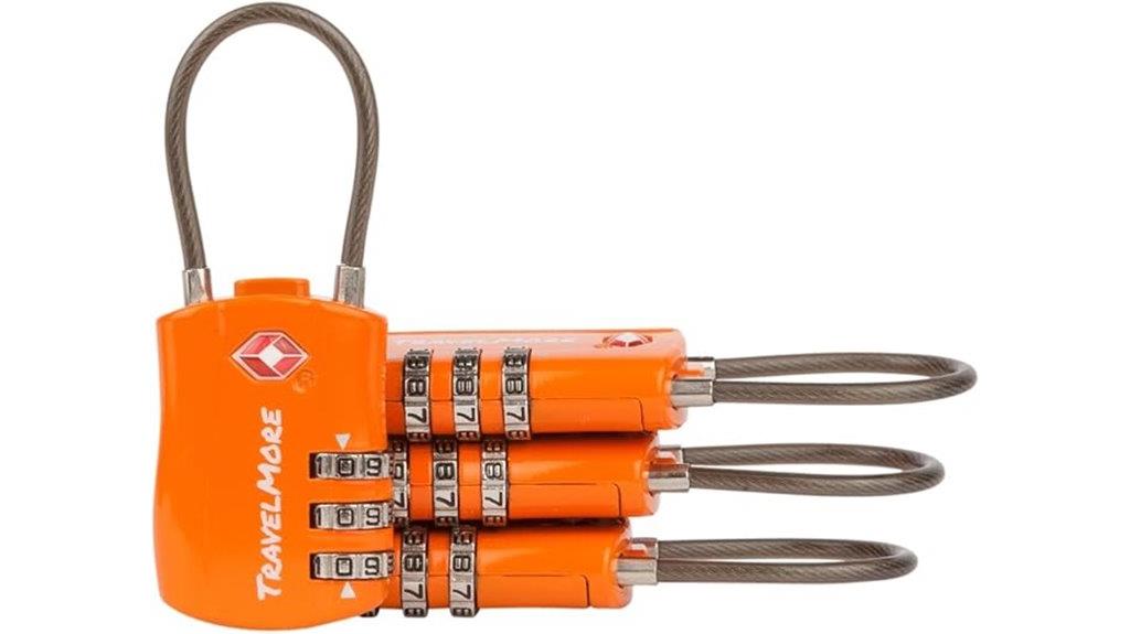 four tsa approved locks