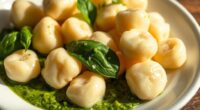 glutenfreie Gnocchi Floating-Technik