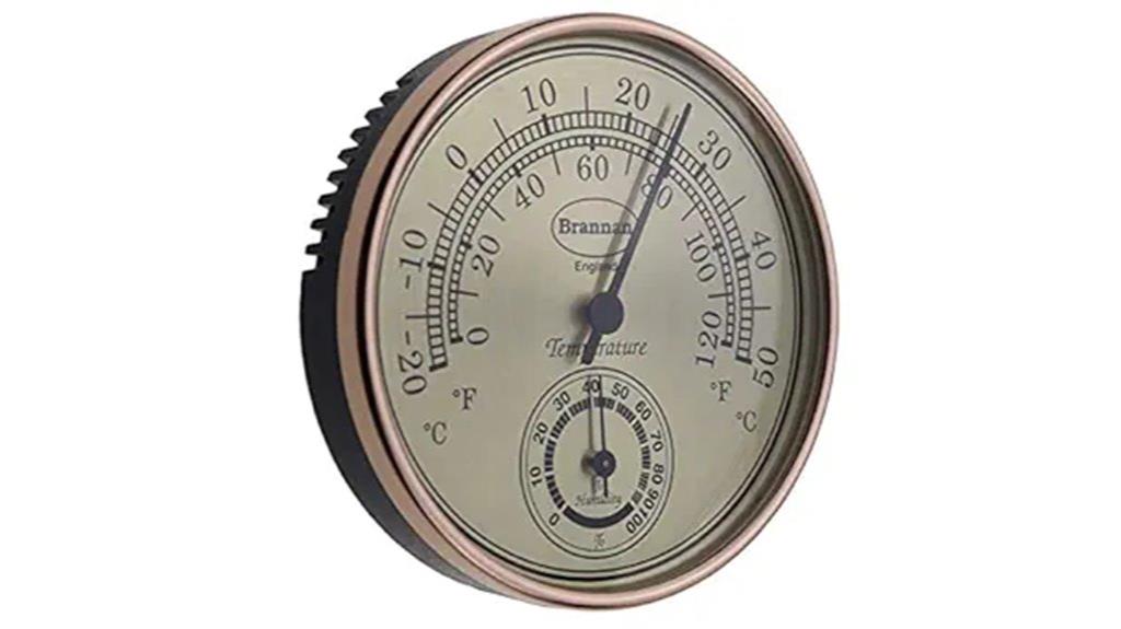 gold dial thermometer hygrometer