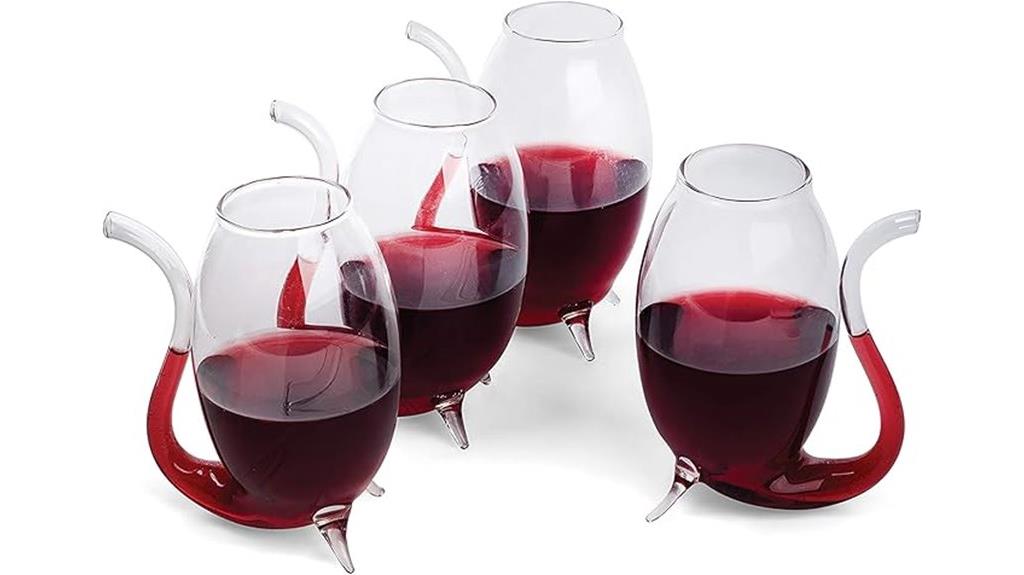 hand blown glass port