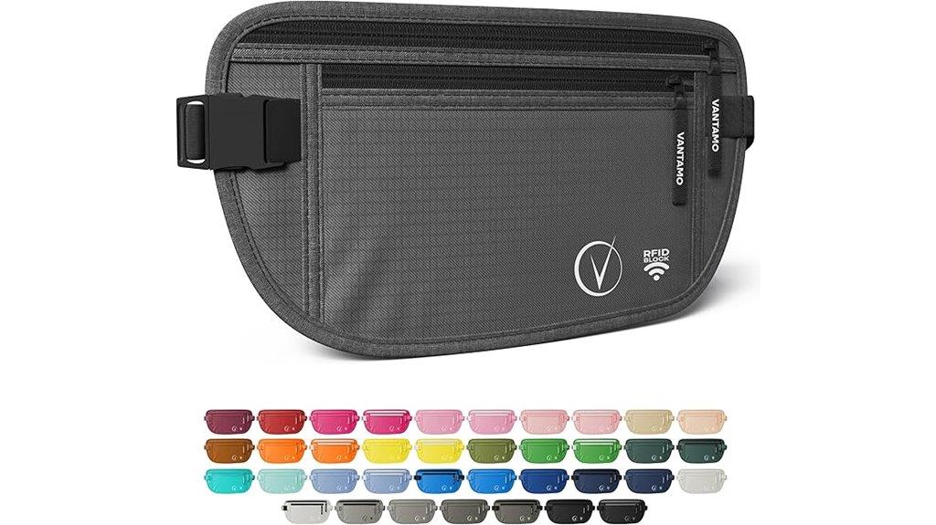 hidden rfid travel belt