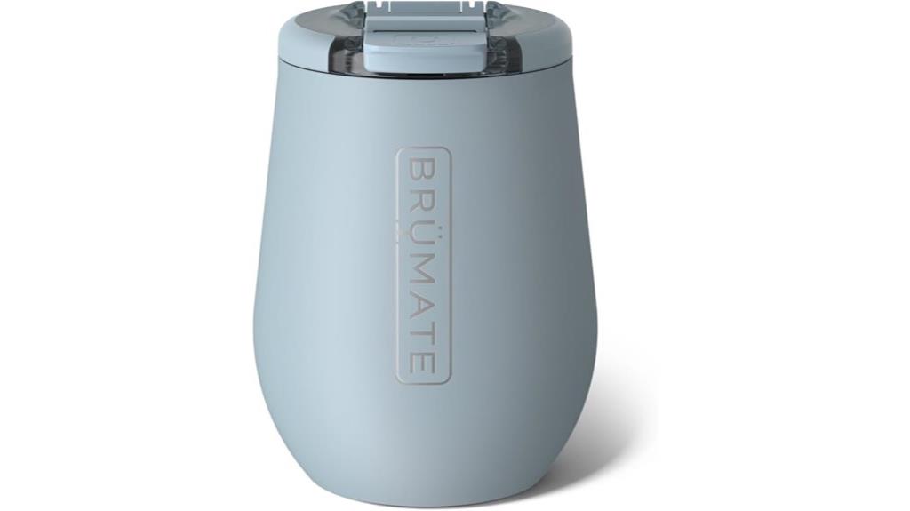 insulated wine tumbler with lid
