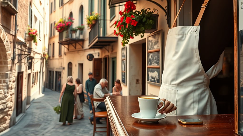Italienischer Kaffee-Pilgerreiseführer