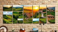 italian countryside canvas art