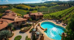 Italienischer Wein Spa-Rückzugsort