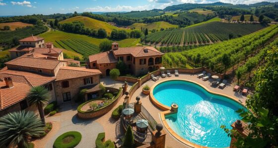 Italienischer Wein Spa-Rückzugsort