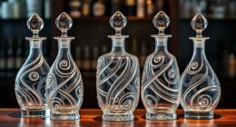 luxury hand blown crystal decanters