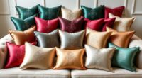 luxury italian silk pillows