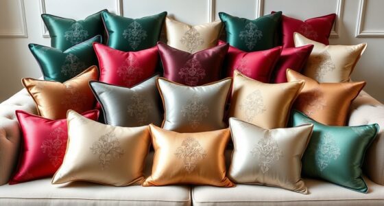 luxury italian silk pillows
