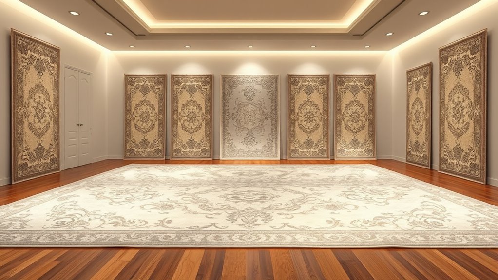 luxury yilong ivory rugs