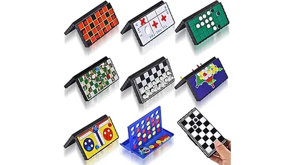 magnetic foldable chess set