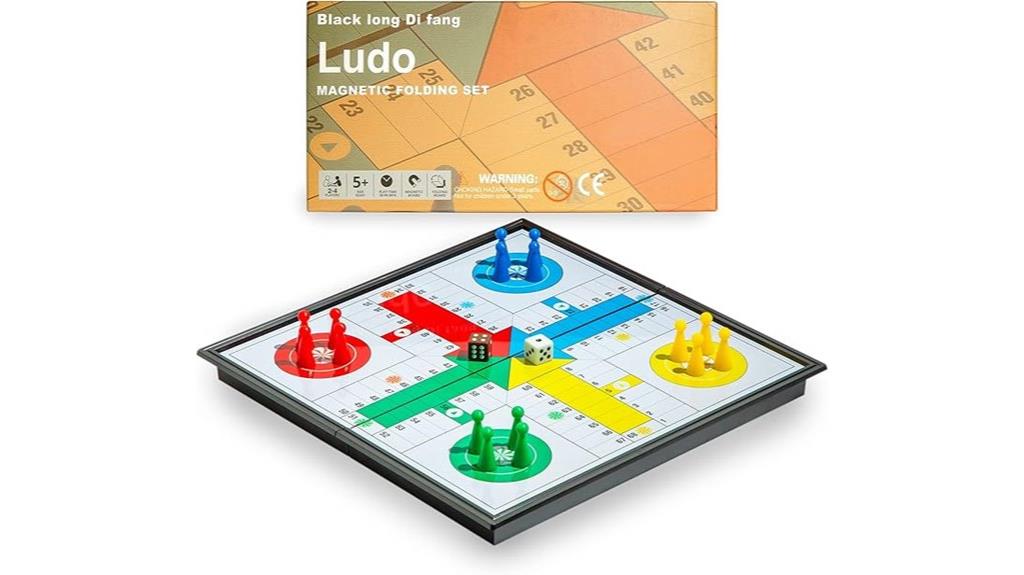 magnetic travel ludo set