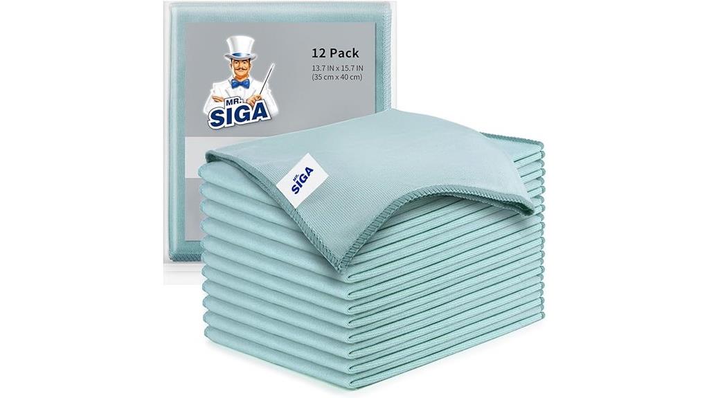 microfiber glass cleaning pack