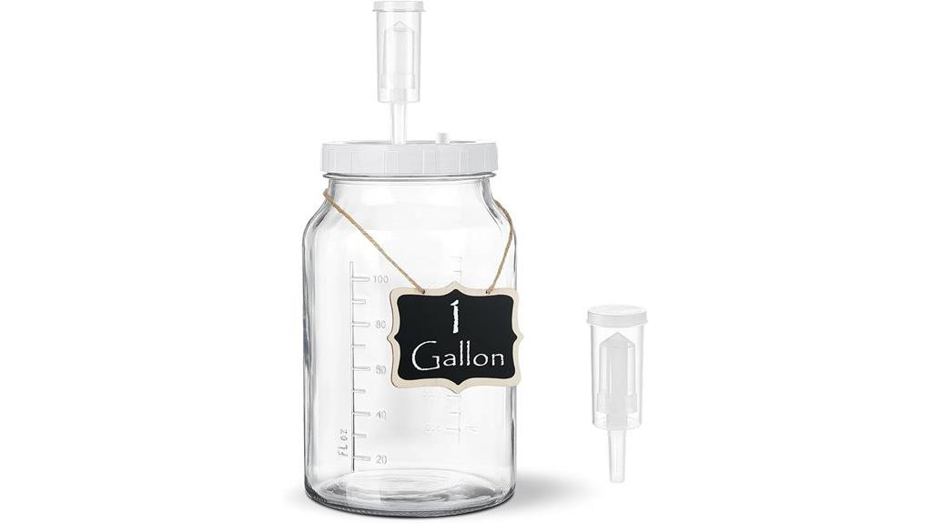 one gallon fermentation jar