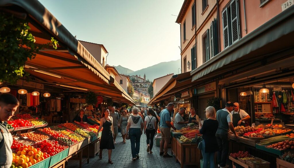 open-air markets in Italy