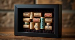 personalized wine cork displays